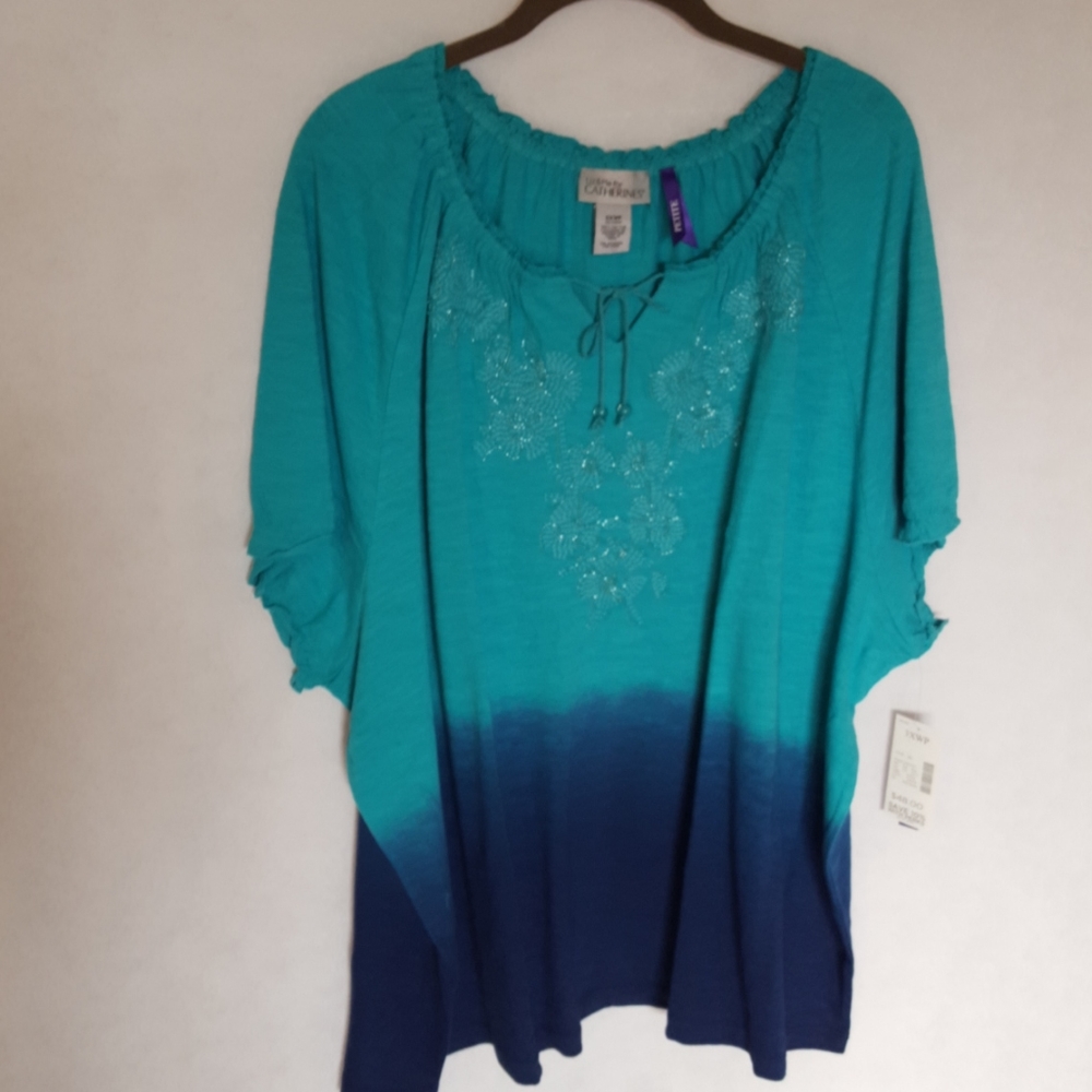 Peasant Top from Catherine's--Size 3XPetite